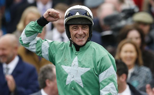 Davy Russell rides the well-backed The Druids Nephew